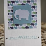 Carte de naissance elephant