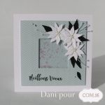 Scrap : Cartes de vœux aux couleurs givrées